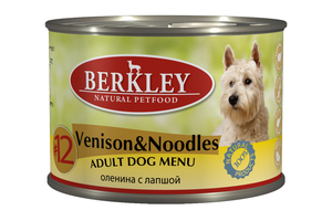 Berkley №12 Venison&Noodles for Adult Dog