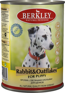 Berkley Rabbit&Oatflakes for Puppy