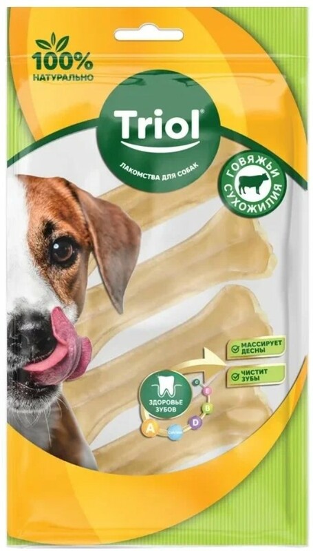 Кость Triol  из прессованных жил, Триол