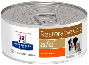 Hill's Prescription Diet a/d Restorative Care для собак и кошек Хилс