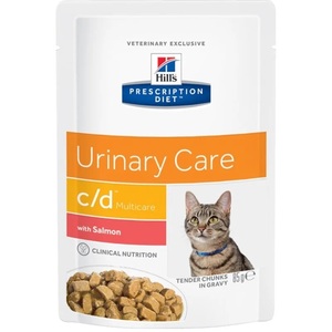 Hills PD Feline Urinary Care с лососем, пауч Хилс