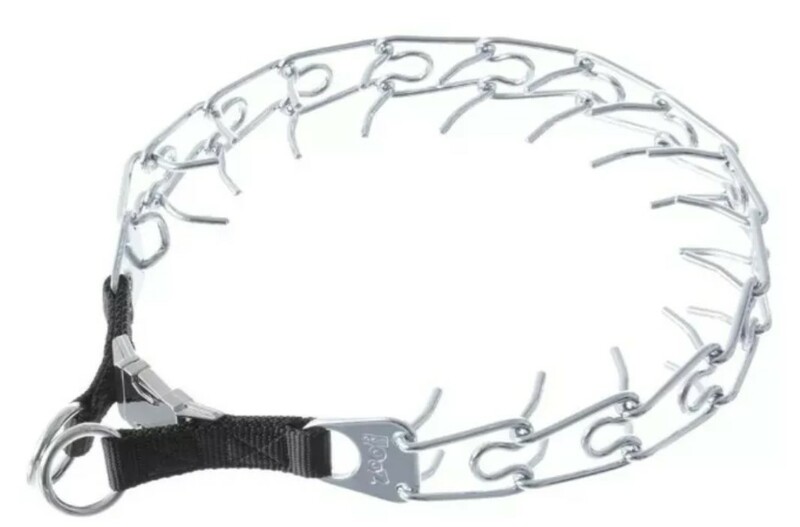 Ошейник строгий с металической застежкой ZooOne разнонаправленные зубья, ЗооВан