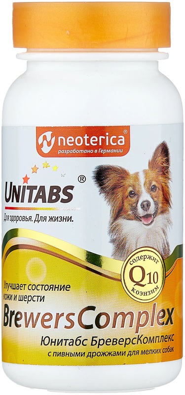 Unitabs Brewers Complex для мелких собак, Юнитабс Бреверс Комплекс