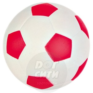 Мяч из мягкой резины 3441 - 3444 7 см футбольный мяч красный