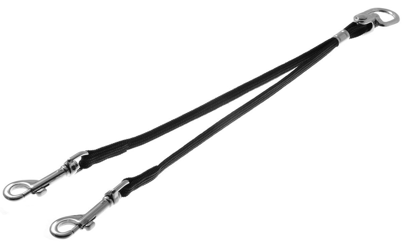 Сворка ВИПет регулируемая лента-чулок с вертлюгом 5 мм, V.I.Pet