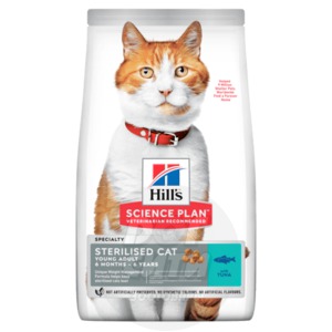 Hills SP Feline Adult Sterilised тунец, Хиллс 1,5 кг