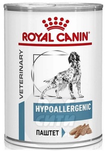 Royal Canin Hypoallergenic, консервы для собак