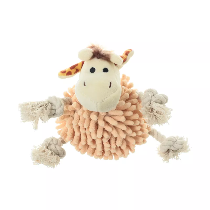 Игрушка GiGwi Жираф с теннисным мячом, ГиГви