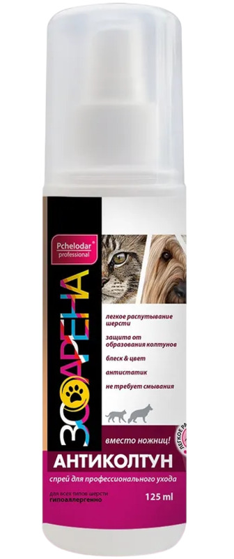 Пчелодар спрей антиколтун, для шерсти