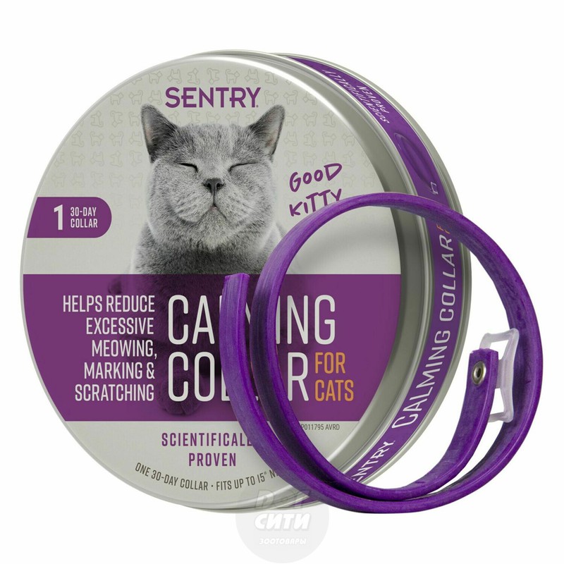 Ошейник с феромонами для кошек Sentry Calming Collar, Сентри Кальмин Коллар