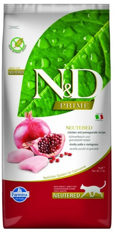 Farmina N&D Cat Chicken & Pomegranate Neutered, Фармина