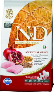 Farmina N&D Low Grain Dog Chicken & Pomegranate Adult