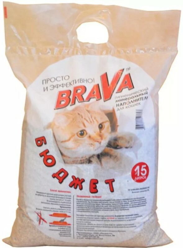 Наполнитель Брава Бюджет впитывающий наполнитель, BraVa
