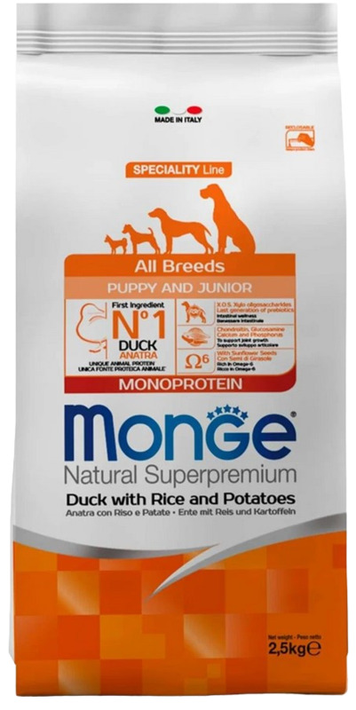 Монж Спешл Эдалт Утка рис картофель