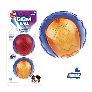 Игрушка (GiGwi) Мяч с пищалкой для активной игры,1 штука