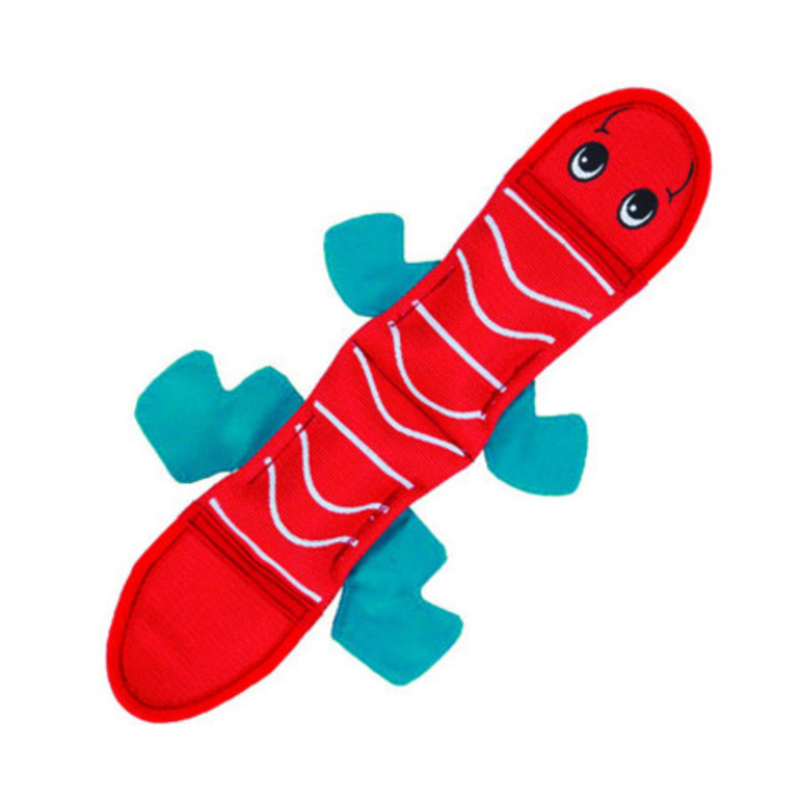 Игрушка для собак OH Fire Biterz ящерица красная 2 пищалки 40 см (26010)