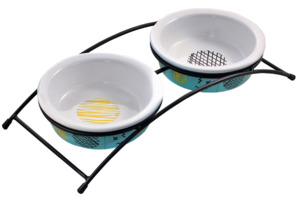 Миска Triol керамическая на подставке Глазурь, Триол