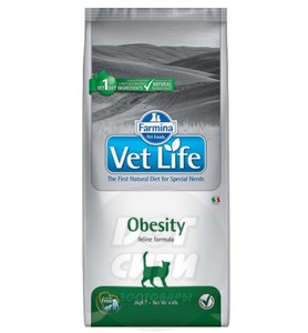 Farmina Vet Life cat Obesity Фармина