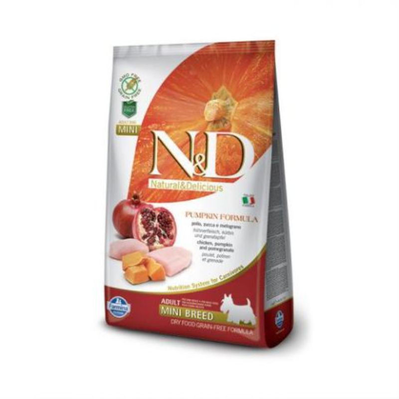 Farmina N&D Dog Chicken and Pomegranate Adult Mini, Фармина