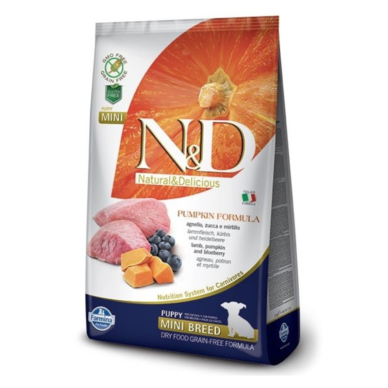 Farmina N&D Lamb & Blueberry Puppy Mini, Фармина