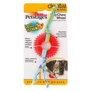 Petstages игрушка для кошек Dental ORKA колесико, Пэдстейдж