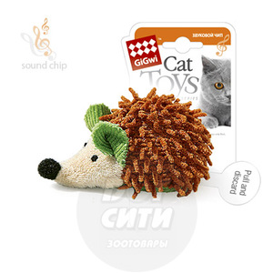 Игрушка (GiGwi) д/кошек Ежик с электронным  чипом