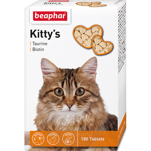 Beaphar Kitty’s Taurin + Biotin, Беафар Киттис+Таурин 75 шт