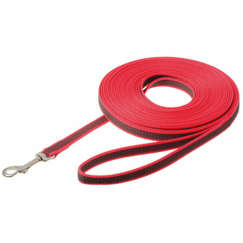 Поводок VIPet с карабином профессиональным с латексом 15мм*10 м