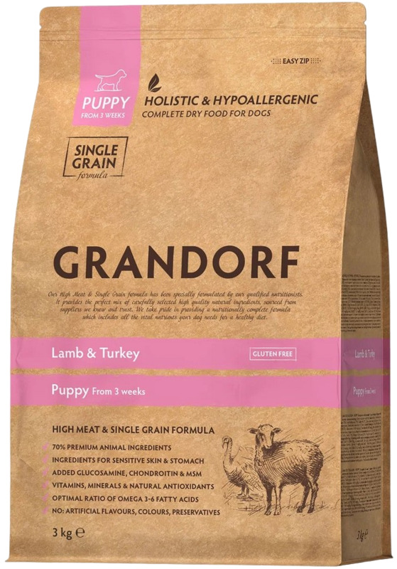 Grandorf Lamb & Turkey Puppy, Грандорф