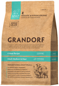 Grandorf 4 meat для собак средних и крупных пород собак, Грандорф