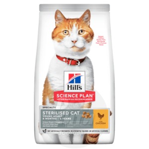 Hills SP Feline Adult Sterilised курица, Хиллс 3 кг