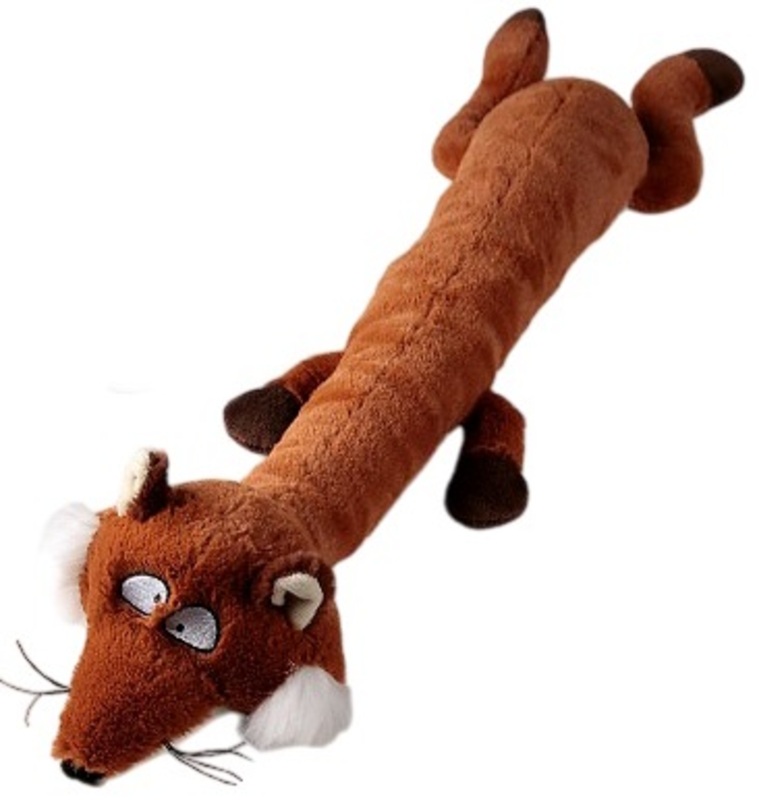 Игрушка для собак GiGwi Лиса с пищалкой, ГиГви