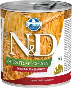 Farmina N&D Dog Ancestral Grain Chicken & Pomegranate Wet Food, Фармина