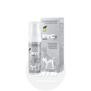 Derrmoscent PYOclean Spray для собак и кошек, Дермосцент ПИОклин спрей