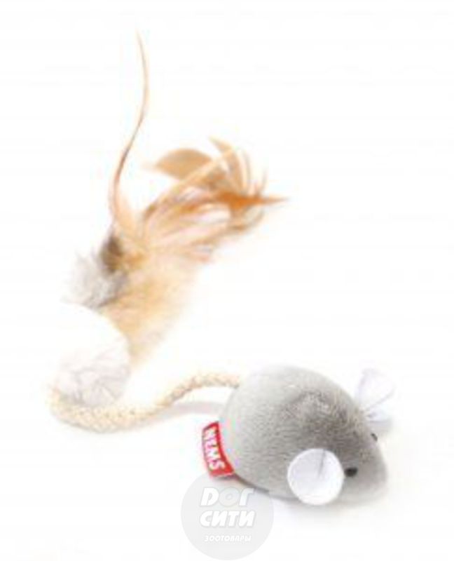 TAICHIPET  Игрушка для кошки Мышь с чипом длинный хвост 97507