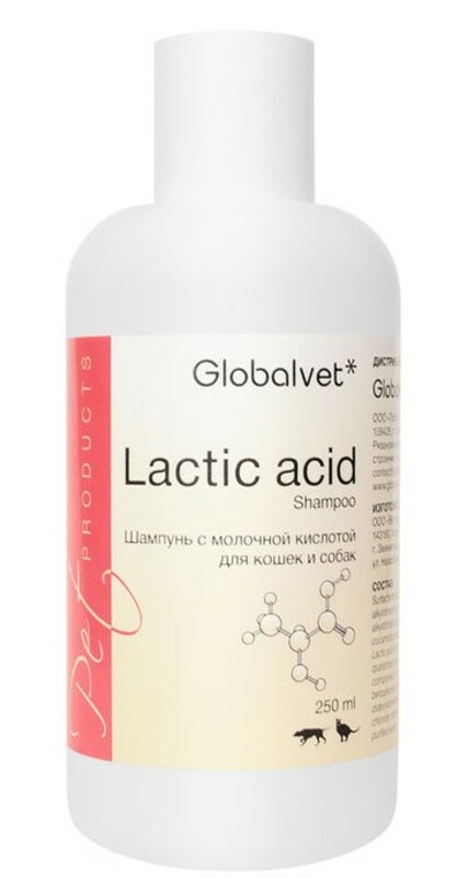 Шампунь с молочной кислотой Globalvet, Глобалвет