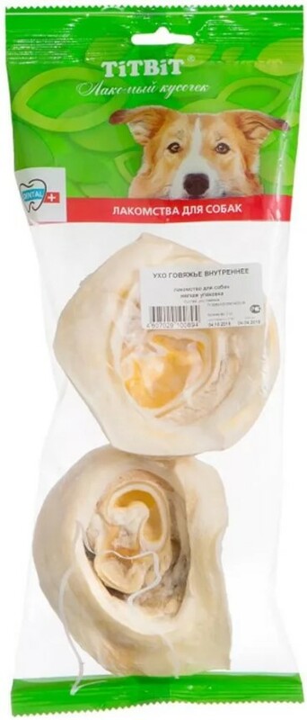 TitBit Ухо говяжье внутреннее, ТитБит