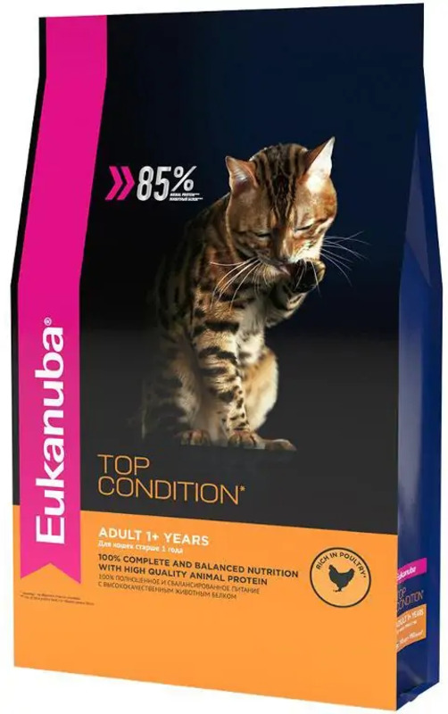 Eukanuba для кошек Топ Кондишн, Эукануба