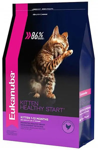 Eukanuba Kitten Healthy Start домашняя птица для котят, Эукануба