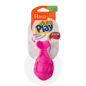 Игрушка (Hartz) для собак Ракета рифлёная, латекс с наполнителем, запах бекона