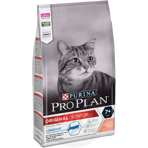 Pro Plan Original Senior сухой корм для кошек старше 7 лет с лососем, ПроПлан