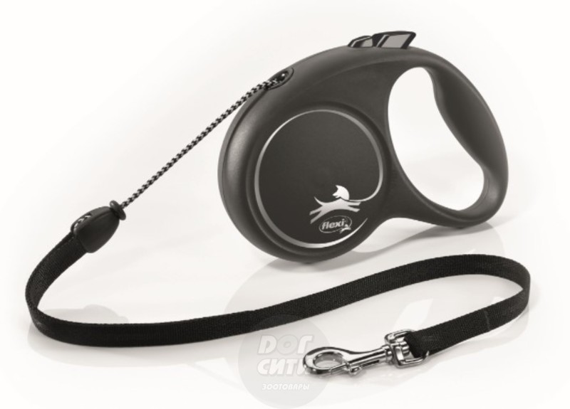 Рулетка Black Design Flexi трос M до 20 кг, Флекси