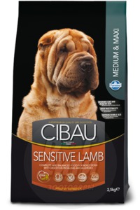 Cibau Sensitive Lamb Medium & Max ягненок медиум/макси, Чибау