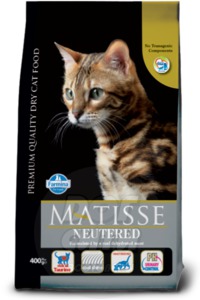 Matisse Neutered для стерилизованных кошек и кастрированных котов с курицей Матис 1,5 кг