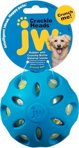 Игрушка JW мяч резиновый сетчатый, хрустящий 8 см