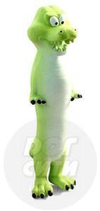 Игрушка "Крокодил большой" Triol 24см зеленый латекс.