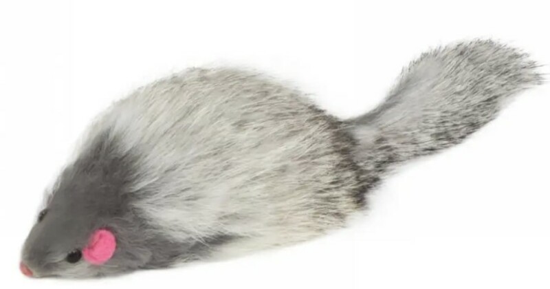 Игрушка Мышь 3 Triol серая