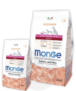 Monge Extra Small Adult Salmone Монж 800 гр