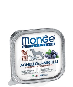 Monge Solo Agnello con Mirtilli Монж 150 г