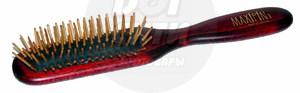 Щетка овальная с деревянными зубьями MaxiPin 21,6*3,8 см бук